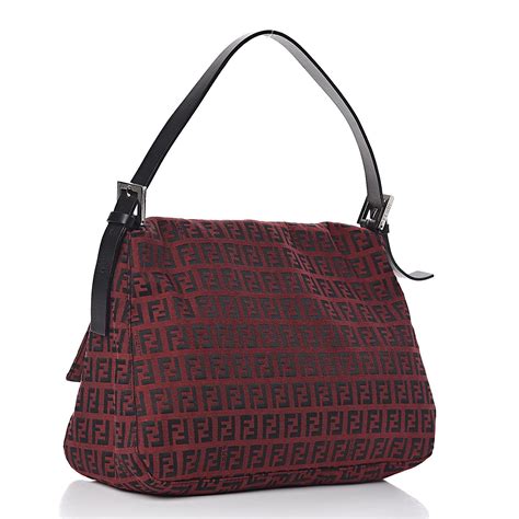 fendi zucchino red baguette|fendi bag.